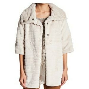 💥Sale💥 Lola Made in Italy Faux Fur Dress Coat